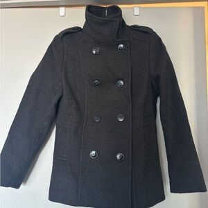 H&M Gray Pea Coat - NWT - Size 8